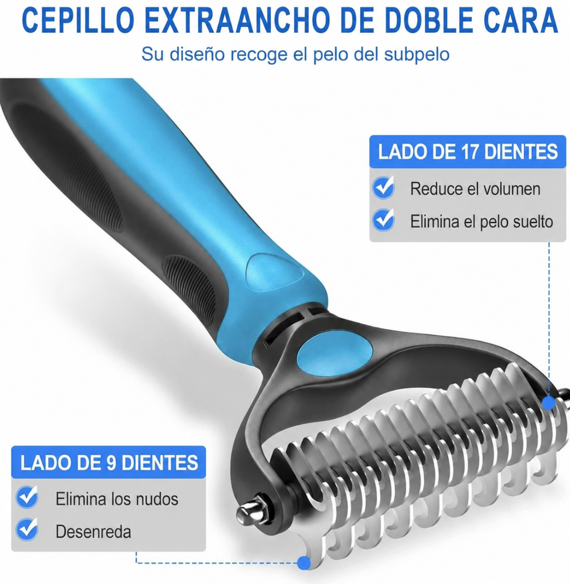 Cepillo Eliminador de Pelo para Mascotas