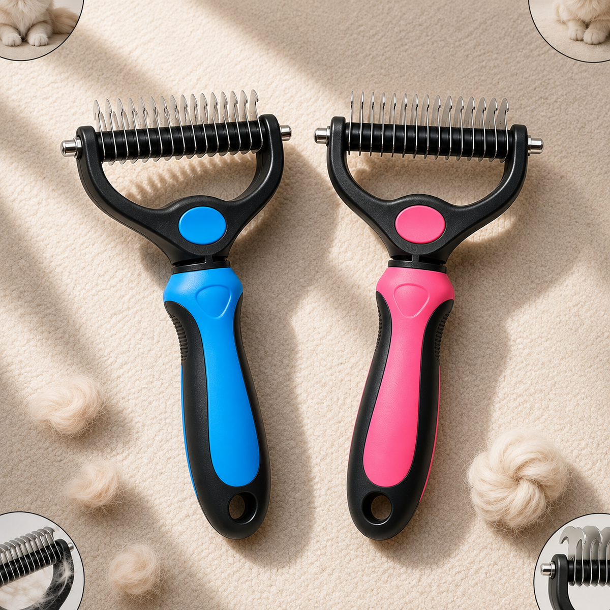 Cepillo Eliminador de Pelo para Mascotas